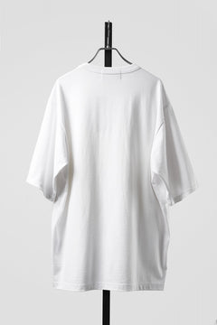 Load image into Gallery viewer, OBLADI CIRCLE CUT WHITE-YELLOW T-SHIRT (WHITE)