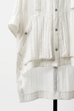 画像をギャラリービューアに読み込む, 【SAMPLE SALE】A.F ARTEFACT SHEER YO-RYU HOODIE SHIRT (IVORY)