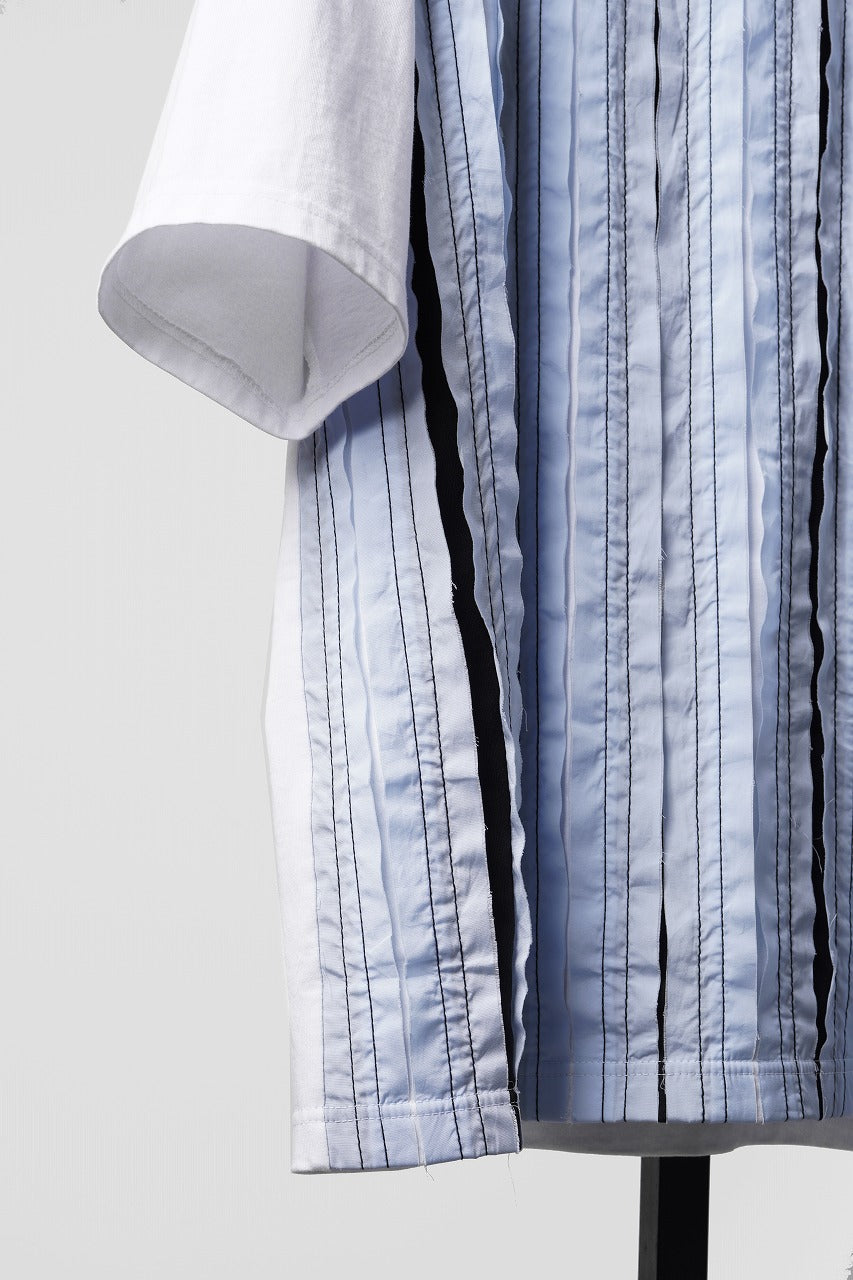 Load image into Gallery viewer, OBLADI BLUE BREAK TAPE WHITE T-SHIRT (WHITE)