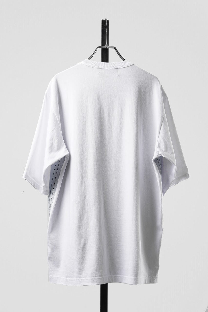 Load image into Gallery viewer, OBLADI BLUE BREAK TAPE WHITE T-SHIRT (WHITE)