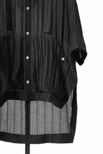 画像をギャラリービューアに読み込む, 【SAMPLE SALE】A.F ARTEFACT SHEER YO-RYU HOODIE SHIRT (BLACK)