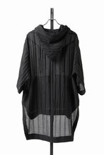 画像をギャラリービューアに読み込む, 【SAMPLE SALE】A.F ARTEFACT SHEER YO-RYU HOODIE SHIRT (BLACK)