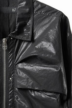 画像をギャラリービューアに読み込む, 【SAMPLE SALE】A.F ARTEFACT COATING TUCK BLOUSON (BLACK)