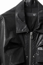 画像をギャラリービューアに読み込む, 【SAMPLE SALE】A.F ARTEFACT COATING TUCK BLOUSON (BLACK)
