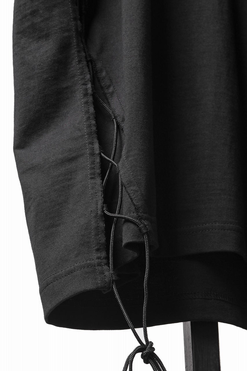 Load image into Gallery viewer, OBLADI SIDE LACE-UP T-SHIRT (BLACK)