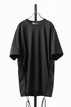 Load image into Gallery viewer, OBLADI SIDE LACE-UP T-SHIRT (BLACK)