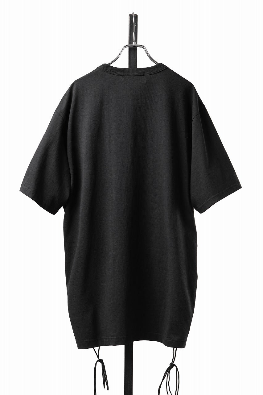 Load image into Gallery viewer, OBLADI SIDE LACE-UP T-SHIRT (BLACK)
