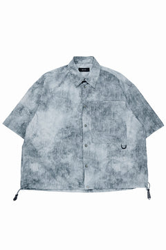 画像をギャラリービューアに読み込む, D-VEC DWR NY TAFFETA S/S SHIRT (BLUE GRAD)