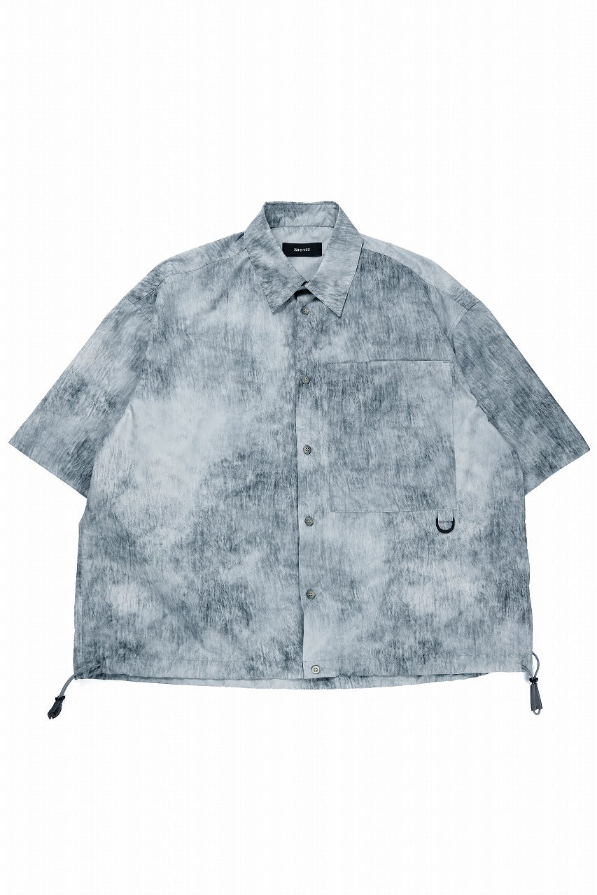 画像をギャラリービューアに読み込む, D-VEC DWR NY TAFFETA S/S SHIRT (BLUE GRAD)