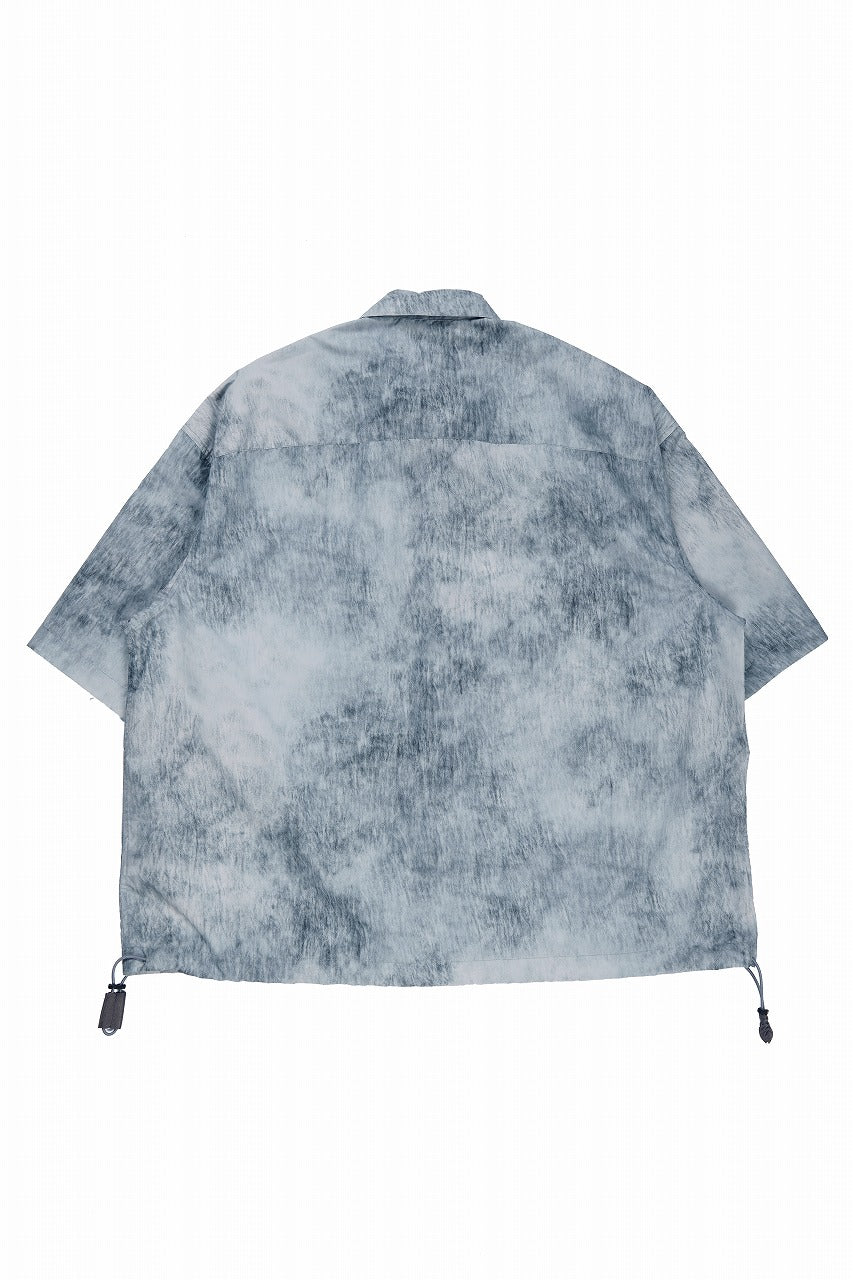 画像をギャラリービューアに読み込む, D-VEC DWR NY TAFFETA S/S SHIRT (BLUE GRAD)