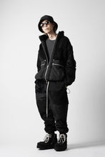 Load image into Gallery viewer, A.F ARTEFACT IRREGULAR PANELED FLEECE SARROUEL JODPHURS (BLACK)
