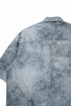 画像をギャラリービューアに読み込む, D-VEC DWR NY TAFFETA S/S SHIRT (BLUE GRAD)