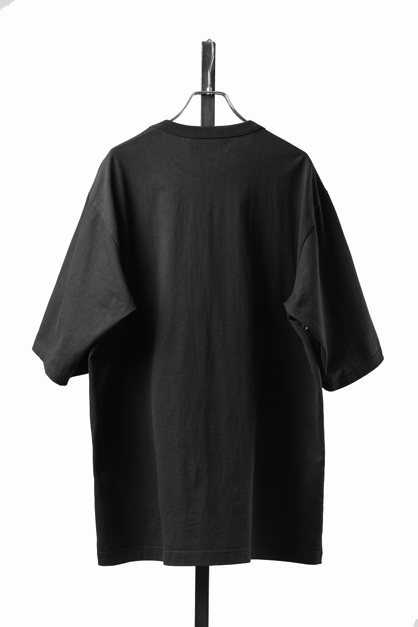 Load image into Gallery viewer, OBLADI ARGYLE JERSEY PATCHWORK T-SHIRT (BLACK x WHITE)