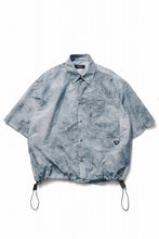 画像をギャラリービューアに読み込む, D-VEC DWR NY TAFFETA S/S SHIRT (BLUE GRAD)
