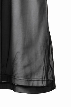 Load image into Gallery viewer, OBLADI MESH WITH PATCHWORK T-SHIRT (WHITE x BLACK)