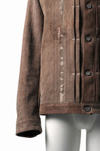 画像をギャラリービューアに読み込む, ierib exclusive Trucker Jacket /  Vintage SAKABUKURO (BROWN)