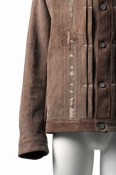 画像をギャラリービューアに読み込む, ierib exclusive Trucker Jacket /  Vintage SAKABUKURO (BROWN)