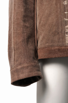 画像をギャラリービューアに読み込む, ierib exclusive Trucker Jacket /  Vintage SAKABUKURO (BROWN)