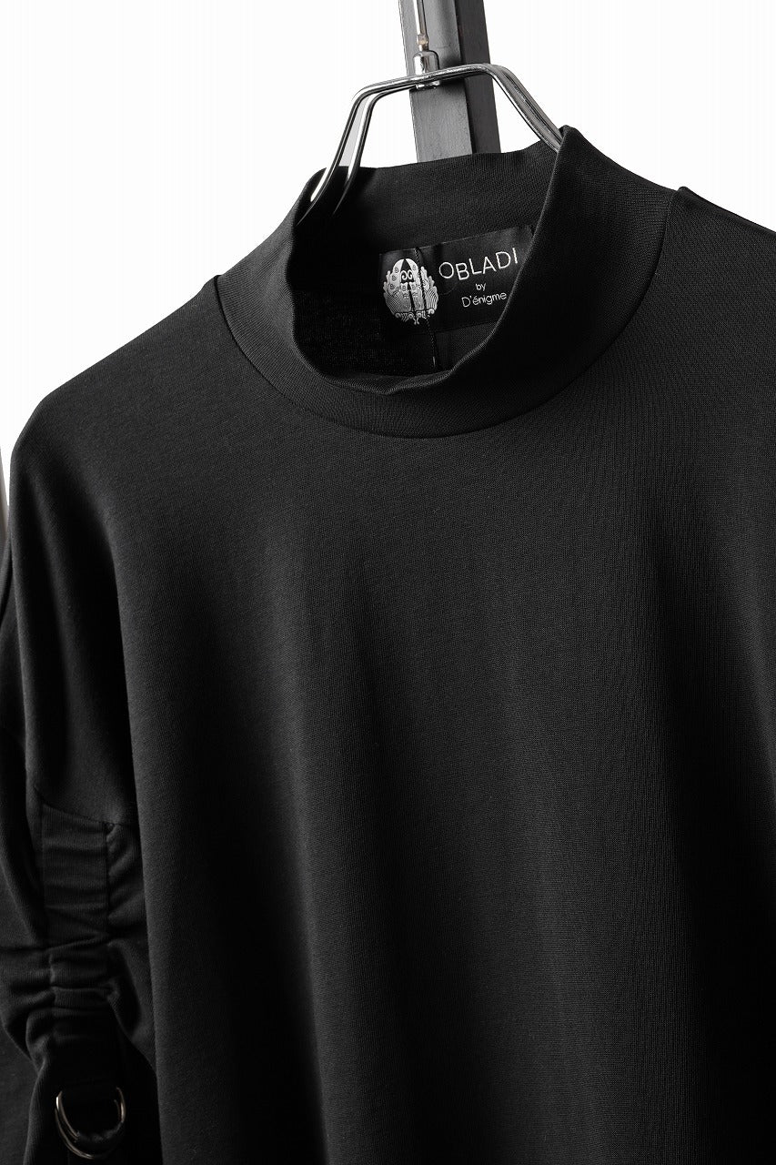 Load image into Gallery viewer, OBLADI D-RING LONG SLEEVE T-SHIRT (BLACK)