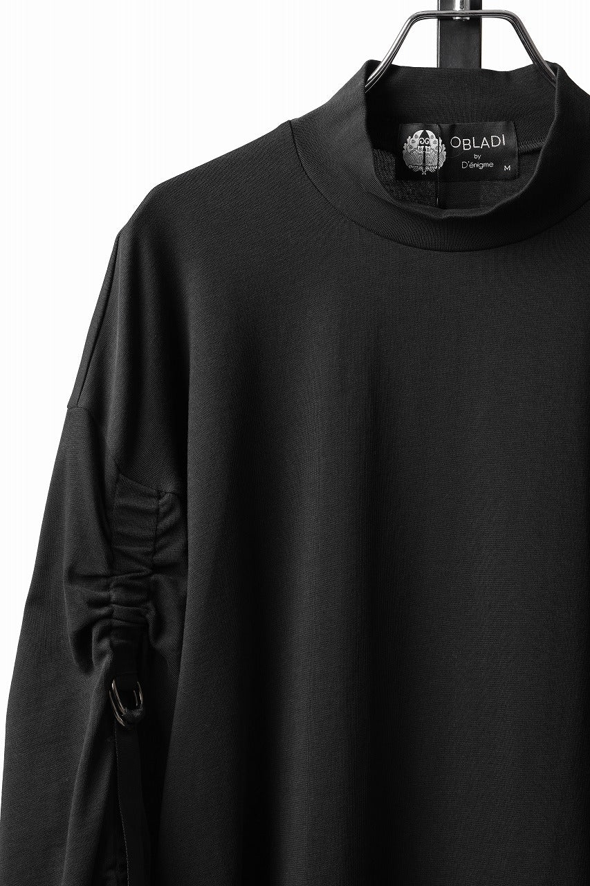 Load image into Gallery viewer, OBLADI D-RING LONG SLEEVE T-SHIRT (BLACK)