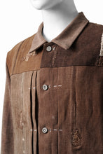 画像をギャラリービューアに読み込む, ierib exclusive Trucker Jacket /  Vintage SAKABUKURO (BROWN)