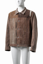 画像をギャラリービューアに読み込む, ierib exclusive Trucker Jacket /  Vintage SAKABUKURO (BROWN)