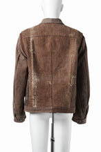画像をギャラリービューアに読み込む, ierib exclusive Trucker Jacket /  Vintage SAKABUKURO (BROWN)