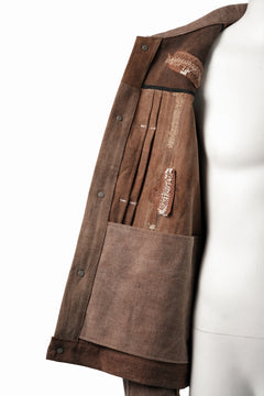 画像をギャラリービューアに読み込む, ierib exclusive Trucker Jacket /  Vintage SAKABUKURO (BROWN)