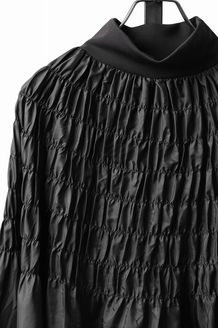 Load image into Gallery viewer, OBLADI HALF-BODY GATHERED PARACHUTE LONG SLEEVES (BLACK)