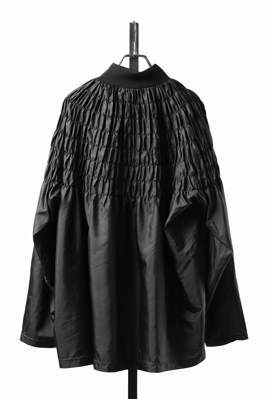 Load image into Gallery viewer, OBLADI HALF-BODY GATHERED PARACHUTE LONG SLEEVES (BLACK)