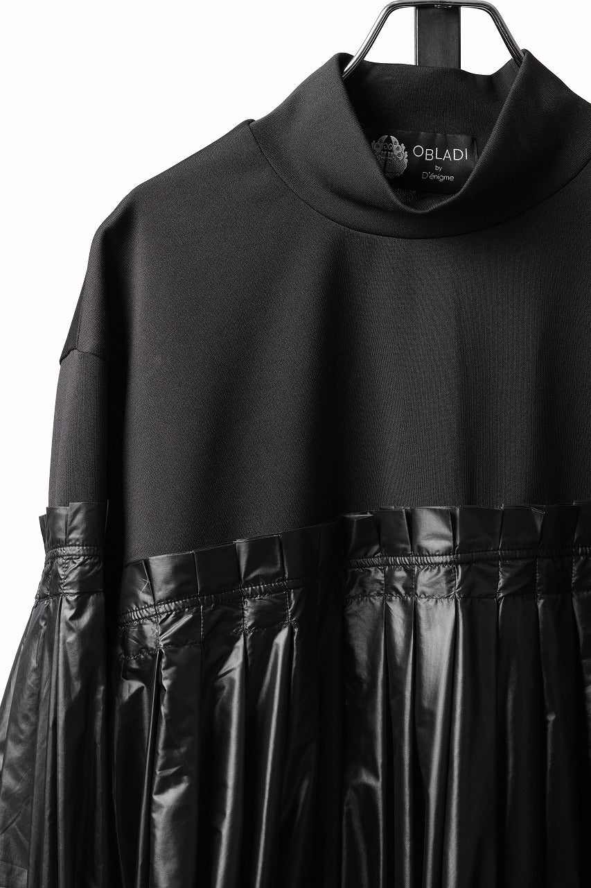 Load image into Gallery viewer, OBLADI PARACHUTE KNIFE- PLEAT TOPS (BLACK)