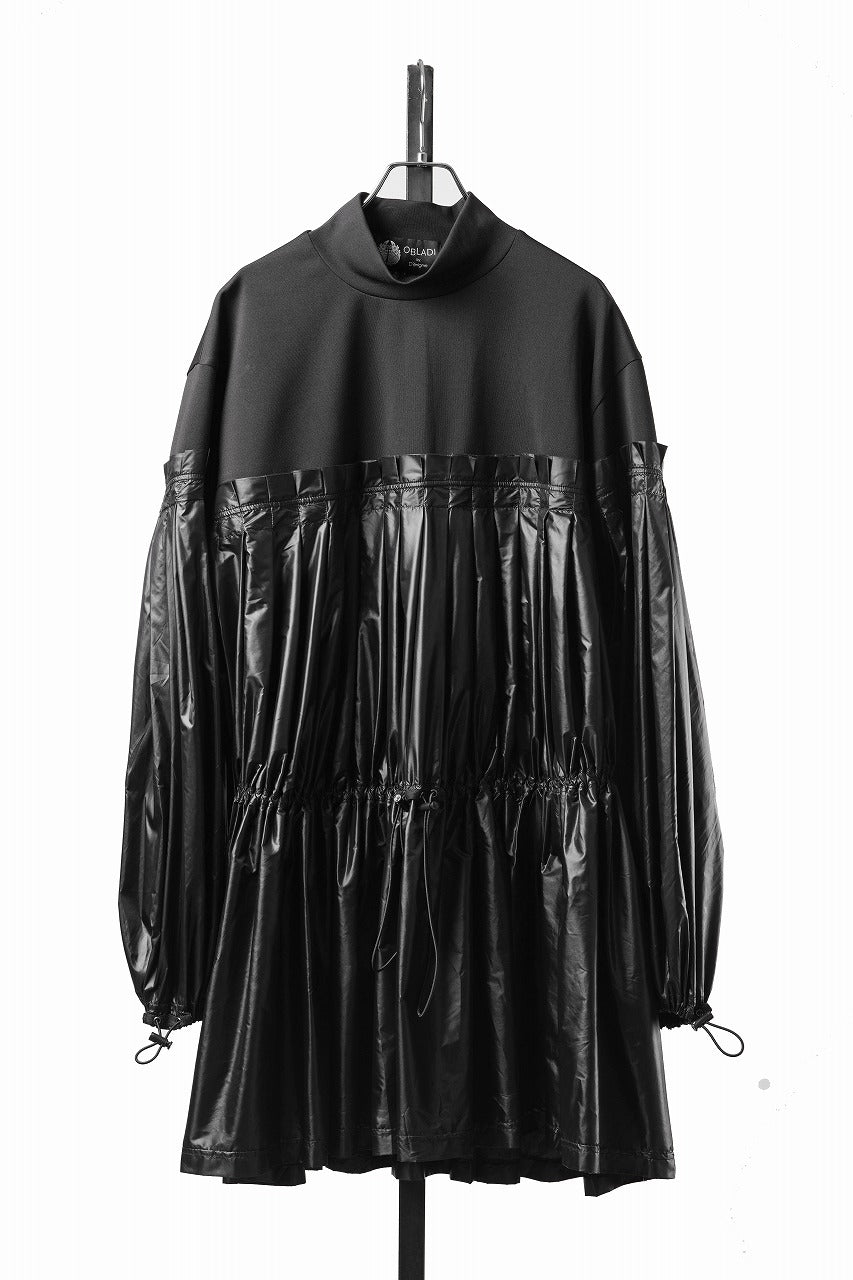 Load image into Gallery viewer, OBLADI PARACHUTE KNIFE- PLEAT TOPS (BLACK)