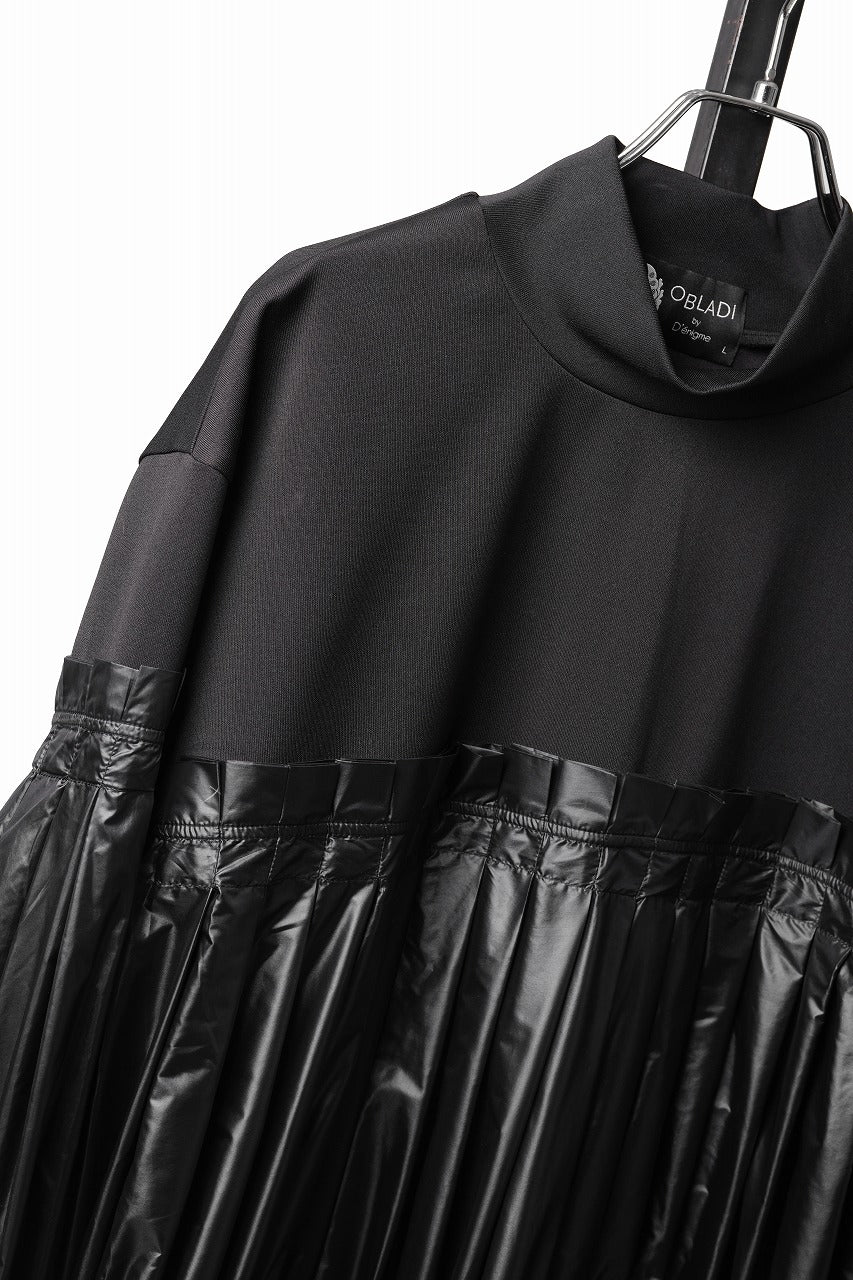 Load image into Gallery viewer, OBLADI PARACHUTE KNIFE- PLEAT TOPS (BLACK)