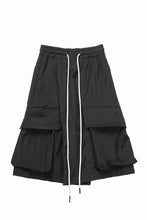 画像をギャラリービューアに読み込む, A.F ARTEFACT VOLUME WRAP CARGO SHORTS (BLACK)