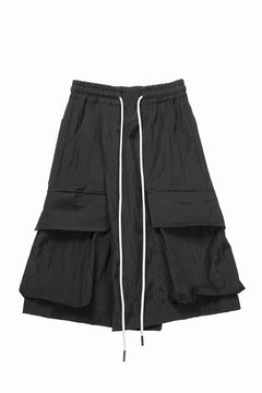 画像をギャラリービューアに読み込む, A.F ARTEFACT VOLUME WRAP CARGO SHORTS (BLACK)