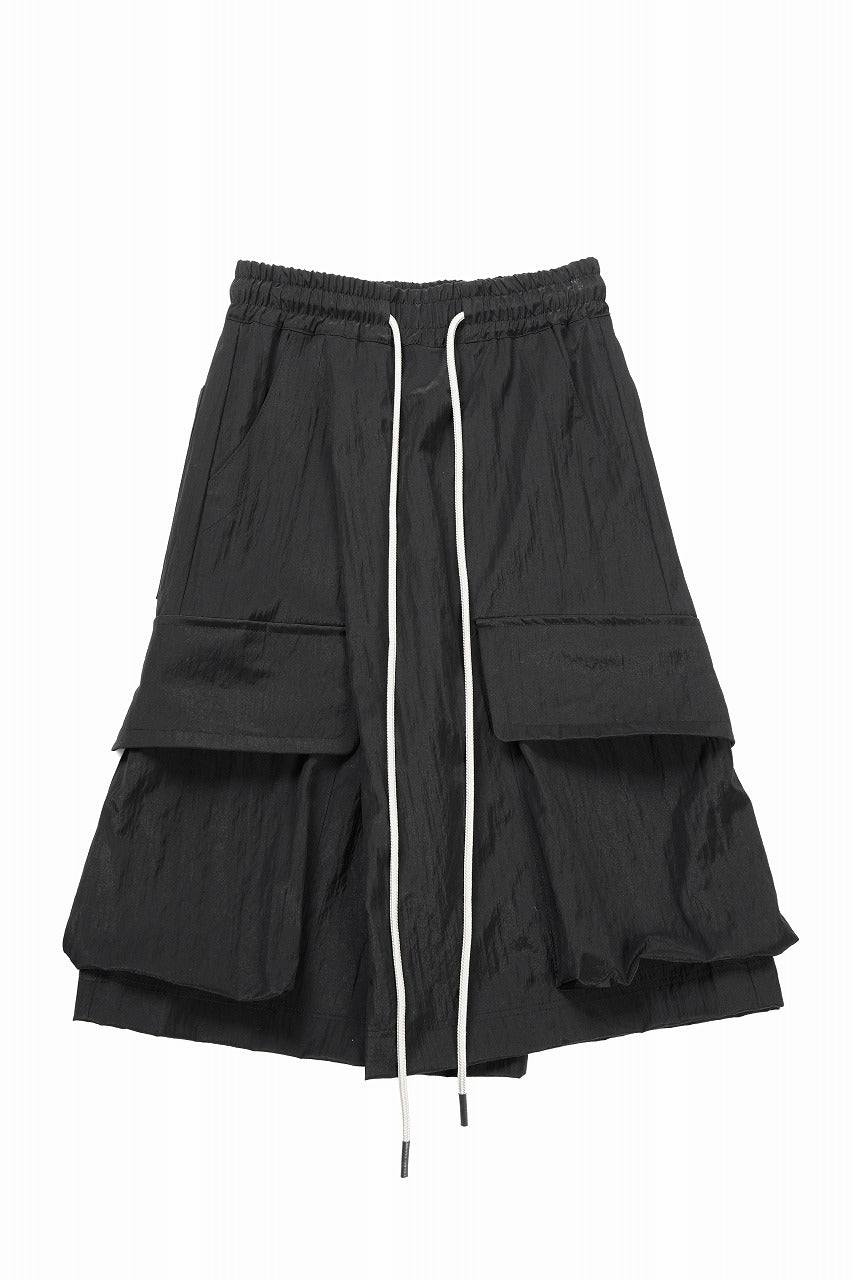 A.F ARTEFACT VOLUME WRAP CARGO SHORTS (BLACK)の通販サイト - LOOM