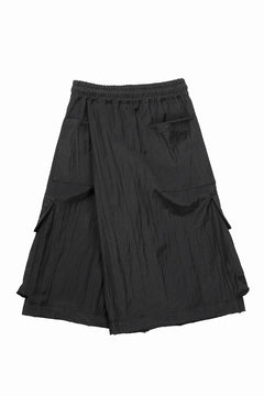 画像をギャラリービューアに読み込む, A.F ARTEFACT VOLUME WRAP CARGO SHORTS (BLACK)