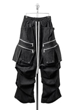 画像をギャラリービューアに読み込む, A.F ARTEFACT MULTI FLAP WIDE PANTS / VEGAN LEATHER (BLACK)