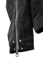 画像をギャラリービューアに読み込む, A.F ARTEFACT MILITARY HOODIE BLOUSON / VEGAN LEATHER (BLACK)