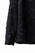 画像をギャラリービューアに読み込む, A.F ARTEFACT TWISTED HOOD PULLOVER TOP / SURFACE WOOL (BLACK)