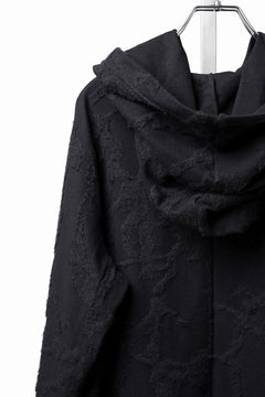 画像をギャラリービューアに読み込む, A.F ARTEFACT TWISTED HOOD PULLOVER TOP / SURFACE WOOL (BLACK)
