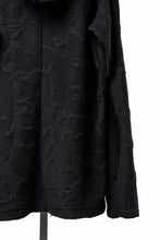 画像をギャラリービューアに読み込む, A.F ARTEFACT TWISTED HOOD PULLOVER TOP / SURFACE WOOL (BLACK)
