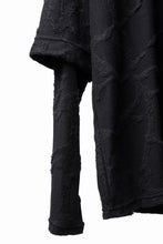 画像をギャラリービューアに読み込む, A.F ARTEFACT LAYERED LONG SLEEVE TOP / SURFACE WOOL (BLACK)