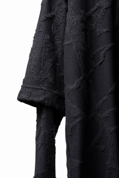 画像をギャラリービューアに読み込む, A.F ARTEFACT LAYERED LONG SLEEVE TOP / SURFACE WOOL (BLACK)