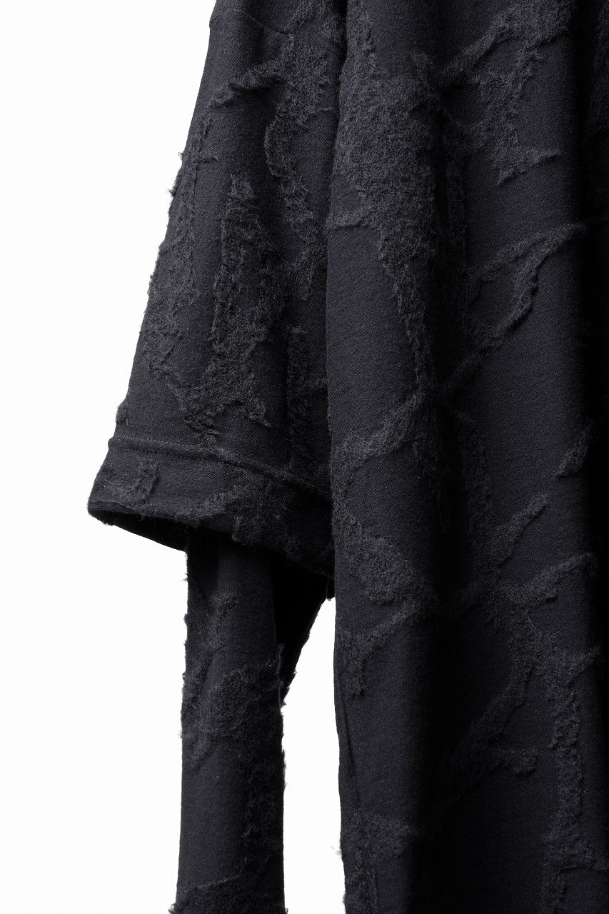 画像をギャラリービューアに読み込む, A.F ARTEFACT LAYERED LONG SLEEVE TOP / SURFACE WOOL (BLACK)