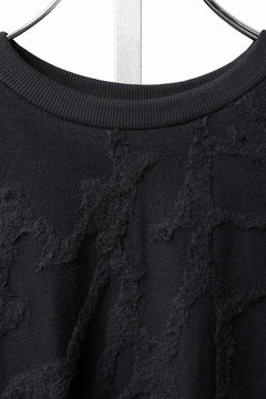 画像をギャラリービューアに読み込む, A.F ARTEFACT LAYERED LONG SLEEVE TOP / SURFACE WOOL (BLACK)