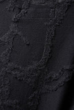 画像をギャラリービューアに読み込む, A.F ARTEFACT LAYERED LONG SLEEVE TOP / SURFACE WOOL (BLACK)