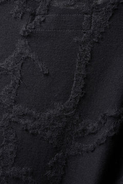 画像をギャラリービューアに読み込む, A.F ARTEFACT TWISTED HOOD PULLOVER TOP / SURFACE WOOL (BLACK)