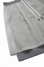 画像をギャラリービューアに読み込む, F/CE. MESH LAYERED WIDE SHORT PANTS (Gray)