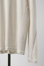 画像をギャラリービューアに読み込む, A.F ARTEFACT BACK PRINTED PULLOVER TOP / WAFFLE KNIT JERSEY (IVORY)